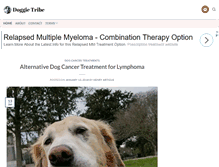 Tablet Screenshot of doggietribe.com